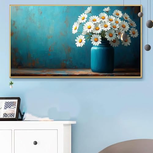 Malen Nach Zahlen Erwachsene Vase Malen Nach Zahlen XXL 100x200CM Paint by Numbers Landschaft Bild DIY Set Erwachsene Basteln, Adults Kreativ Set für Zimmer Deko, Herbstdeko, Weihnachtsdeko Q6-948 von Weoqion