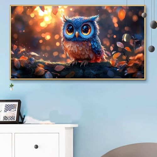 Malen Nach Zahlen Erwachsene Vogel Malen Nach Zahlen XXL 60x120 CM Paint by Numbers Anime Bild DIY Set Erwachsene Basteln, Adults Kreativ Set für Zimmer Deko,Herbstdeko,Weihnachtsdeko Geschenke Q6-970 von Weoqion