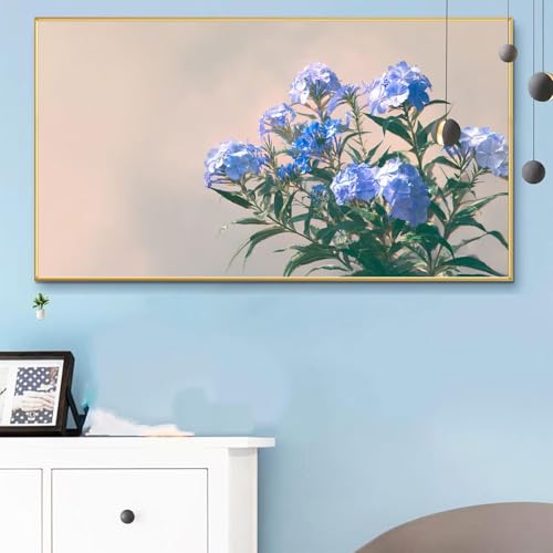 Malen Nach Zahlen Retro, Malen Nach Zahlen Erwachsene Blume Paint by Numbers Handgemalt Ölgemälde Kit für Anfänger mit Pinseln und Acrylfarben, Halloween Deko Wohnzimmer, Geschenke 50x100 cm Q6-197 von Weoqion