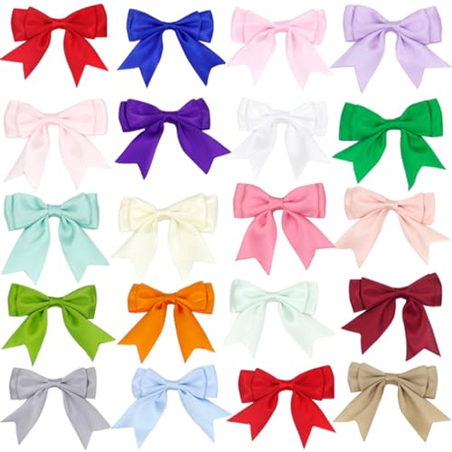 Wepetyo 50 Stück Satin-Stoffschleifen, verschiedene Farben, Mini-Band, 7,5 x 6,9 cm, Satinband-Schleifen, Applikationen für Handwerk, DIY, Geschenk, Hochzeit, Nähen, Scrapbooking (gemischte Farben) Wepetyo 50 Stück Satin-Stoffschleifen, verschiedene Farben, Mini-Band, 7,5 x 6,9 cm, Satinband-Schleifen, Applikationen für Handwerk, DIY, Geschenk, Hochzeit, Nähen, Scrapbooking (gemischte Farben) von Wepetyo