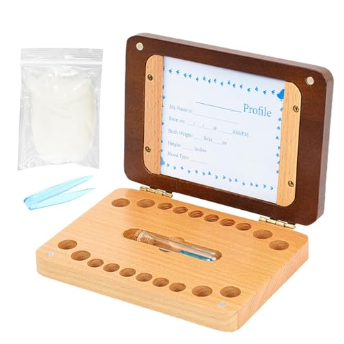 Aufbewahrungsbox für Kleinkinder – tragbarer Zahn-Organizer, Behälter für erste Zähne, -Box, Baby-Zahn-Erinnerungsbox, Kinder-Zahnhalter für Neugeborene, Baby-Geschenke, Aufbewahrung im von Weppduk