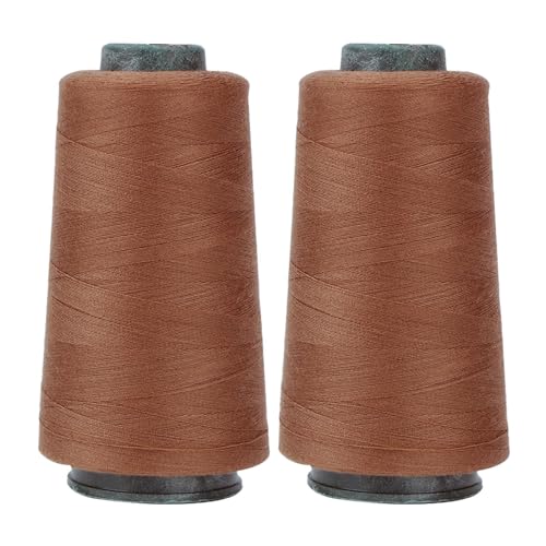 Garn für Overlock-Nähmaschinen, 2200 m Polyester-Nähgarn, Polyester-Overlock-Garn, multifunktional, 40/2, Hochgeschwindigkeits-Nähgarne für Quilten, Handwerk Garn für Overlock-Nähmaschinen, 2200 m Polyester-Nähgarn, Polyester-Overlock-Garn, multifunktional, 40/2, Hochgeschwindigkeits-Nähgarne für Quilten, Handwerk von Weppduk