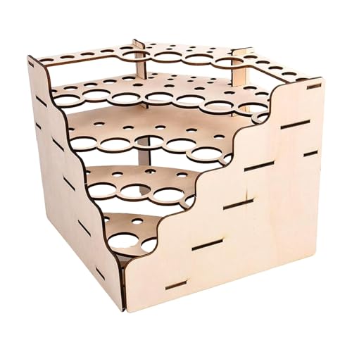 Pinselregal aus Holz – Modell Citadel Organizer | Craft Paint Storage Paint Rack | Holzaufbewahrung Organizer Pinsel Halter, gestuftes Layout Farbflaschen-Organizer, modulares Farbregal Pinselregal aus Holz – Modell Citadel Organizer | Craft Paint Storage Paint Rack | Holzaufbewahrung Organizer Pinsel Halter, gestuftes Layout Farbflaschen-Organizer, modulares Farbregal von Weppduk