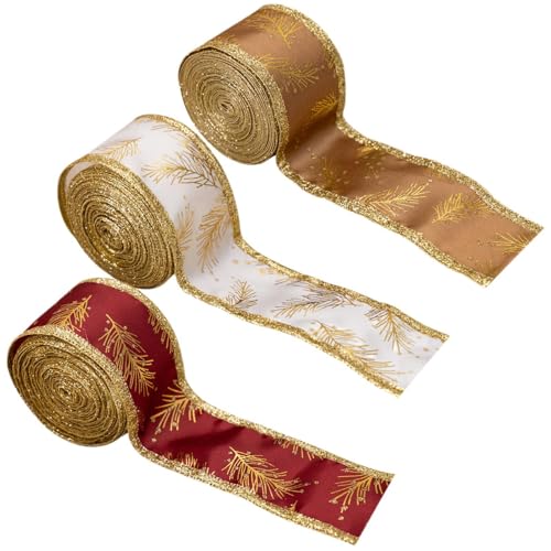 Weihnachtsband – Weihnachtsbaumband | Drahtband | Weihnachtsbaumband verdrahtet | Drahtband Weihnachten | Weihnachtsband verdrahtet | Drahtband für Kränze | Für handgemachten Schleifenstrauß Weihnachtsband – Weihnachtsbaumband | Drahtband | Weihnachtsbaumband verdrahtet | Drahtband Weihnachten | Weihnachtsband verdrahtet | Drahtband für Kränze | Für handgemachten Schleifenstrauß von Weppduk