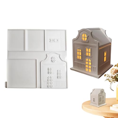 Weppduk Gießform Häuser | Harzornamente Formen | Hausform Home Resin Casting Mold Silikonform für Zement, Ton, Gips Weppduk Gießform Häuser | Harzornamente Formen | Hausform Home Resin Casting Mold Silikonform für Zement, Ton, Gips von Weppduk