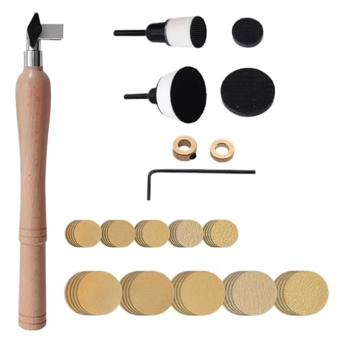 Weppduk Handschleifer für Holz, Handschleifer, Schleifscheiben, 2 Kugellager, Holzschleifwerkzeug, Bastelschleifer, Holzbearbeitungswerkzeuge zum Polieren, Schleifen von gebogenen Oberflächen Weppduk Handschleifer für Holz, Handschleifer, Schleifscheiben, 2 Kugellager, Holzschleifwerkzeug, Bastelschleifer, Holzbearbeitungswerkzeuge zum Polieren, Schleifen von gebogenen Oberflächen von Weppduk