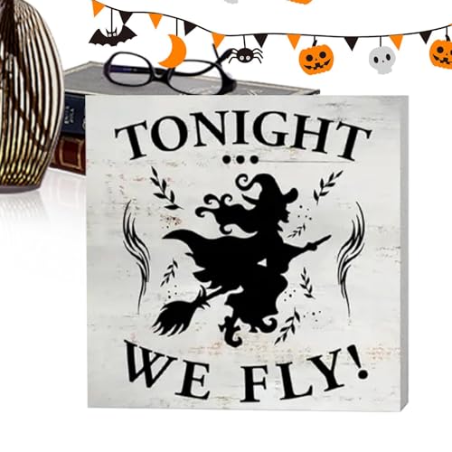 Weppduk Hexenbesen Halloween Dekor - Hexenbesen Dekorationen Halloween Hexe Statue - Halloween Hexe Dekor Halloween Figuren für Partys, Freunde, Familie, Desktops, Bücherregale, Fensterbänke von Weppduk