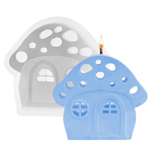 Weppduk Pilzhaus-Harzform | Epoxidharz-Gussform – Schokoladen-Fondant, Epoxidguss, Kuchendekoration, einfaches Entformen zum Basteln von Ton, Kuchendekoration Weppduk Pilzhaus-Harzform | Epoxidharz-Gussform – Schokoladen-Fondant, Epoxidguss, Kuchendekoration, einfaches Entformen zum Basteln von Ton, Kuchendekoration von Weppduk