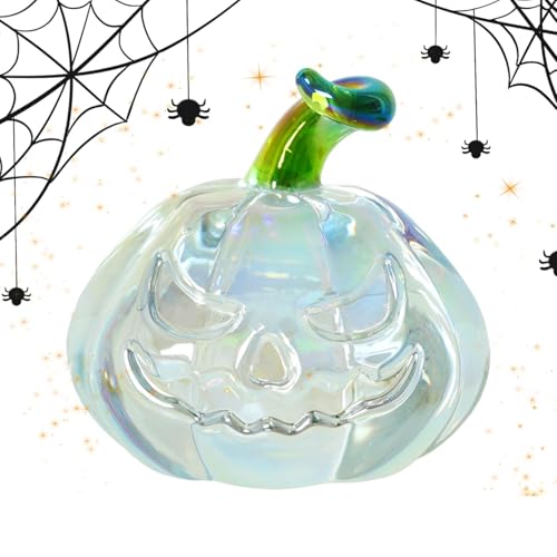 Weppduk Schreibtisch-Kristall-Kürbis, Simulationsfigur, Halloween-Kristall-Kürbis-Dekoration, für drinnen und draußen, Dekoration für festliche Atmosphäre für Bücherregal, Nachttisch Weppduk Schreibtisch-Kristall-Kürbis, Simulationsfigur, Halloween-Kristall-Kürbis-Dekoration, für drinnen und draußen, Dekoration für festliche Atmosphäre für Bücherregal, Nachttisch von Weppduk