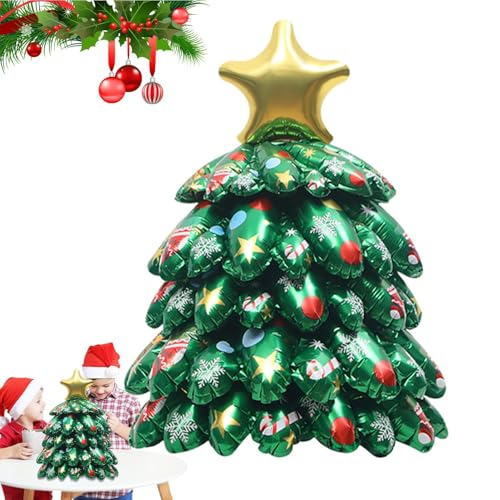 Weppduk Weihnachtsbaumballon, große Weihnachtsdekoration, 4D-Weihnachtsbaum-Ballon, Festival-Requisiten für den Außenbereich, Hof und Zuhause Weppduk Weihnachtsbaumballon, große Weihnachtsdekoration, 4D-Weihnachtsbaum-Ballon, Festival-Requisiten für den Außenbereich, Hof und Zuhause von Weppduk