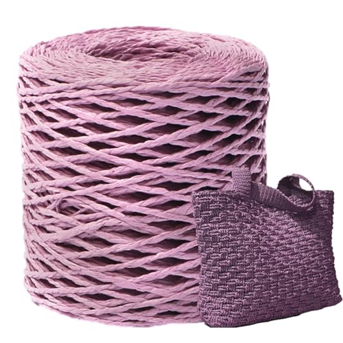 Weqizuerqi 150 M Raffiabast Papierband Raffia Garn Bastband Geschenkband Zum Häkeln Bastbänder Packschnur Für Taschen von Weqizuerqi