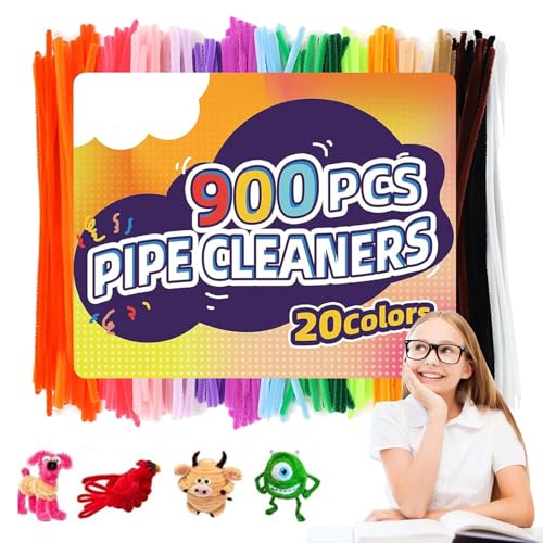 Weqizuerqi - Pfeifen für kreative Hobbys – bunte Stäbchen, dick und flauschig, kreatives Spielzeug, bunt, für Mädchen, , Dekoration für Partys, Projekte, Haus, Innendekoration Weqizuerqi - Pfeifen für kreative Hobbys – bunte Stäbchen, dick und flauschig, kreatives Spielzeug, bunt, für Mädchen, , Dekoration für Partys, Projekte, Haus, Innendekoration von Weqizuerqi