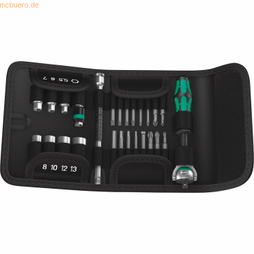 Wera Werk Steckschlüssel-Set 05051045001 metrisch 1/4Zoll (6,3mm) 26-t von Wera Werk