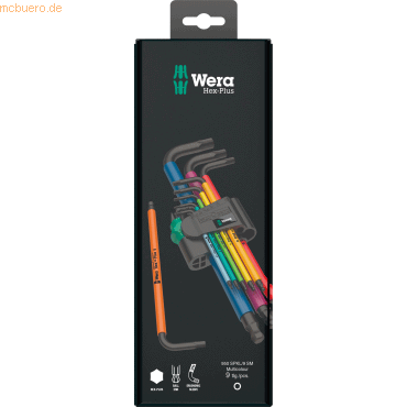 Wera Werk Winkelschraubendreher-Set Multicolour 05073593001 9-teilig Wera Werk Winkelschraubendreher-Set Multicolour 05073593001 9-teilig von Wera Werk