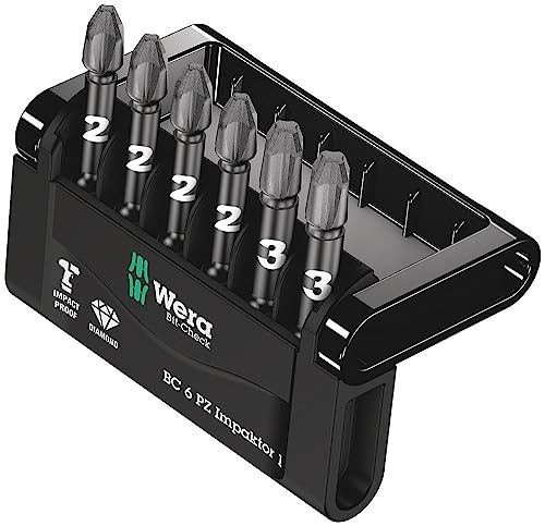 Wera Bit-Sortiment, Bit-Check 6 PZ Impaktor 1, 6-teilig, 05057692001 Wera Bit-Sortiment, Bit-Check 6 PZ Impaktor 1, 6-teilig, 05057692001 von Wera
