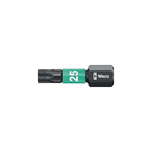 Wera Impaktor Bit für Torx, 1/4 Zoll C 6,3 Set, Torx-Profil: TX25 10 Stk von Wera