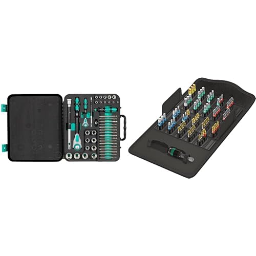 Wera Zyklop Speed-Knarrensatz 8100 SA/SC 2, 1/4%22-Antrieb und 1/2%22-Antrieb, metrisch, 43-teilig, 05160785001 & Bit-Sortiment, Bit-Safe 61 BiTorsion 1, 61-teilig, 05057441001 Wera Zyklop Speed-Knarrensatz 8100 SA/SC 2, 1/4%22-Antrieb und 1/2%22-Antrieb, metrisch, 43-teilig, 05160785001 & Bit-Sortiment, Bit-Safe 61 BiTorsion 1, 61-teilig, 05057441001 von Wera