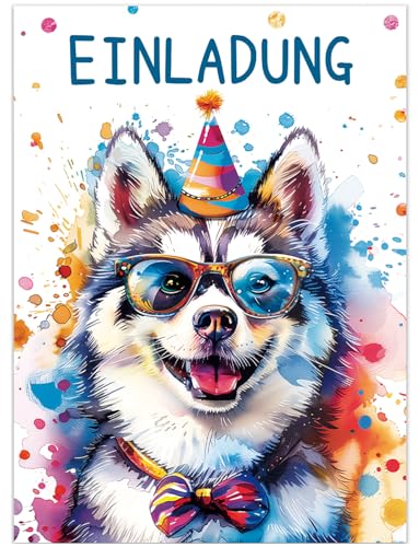 Werfunee - 12 Stück Einladungskarten Kindergeburtstag Mädchen Junge - 15 x 11 cm Welpen Einladungskarten Geburtstag - Einladung Kindergeburtstag - Geburtstagseinladungen Mädchen Junge Werfunee - 12 Stück Einladungskarten Kindergeburtstag Mädchen Junge - 15 x 11 cm Welpen Einladungskarten Geburtstag - Einladung Kindergeburtstag - Geburtstagseinladungen Mädchen Junge von Werfunee