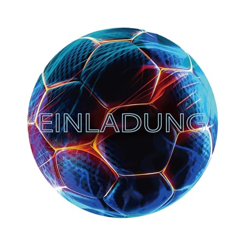 Werfunee - 12er Einladungskarten Kindergeburtstag Junge - 11 x 11 cm Fussball Einladungskarten Geburtstag - Einladung Kindergeburtstag Junge - Geburtstagseinladungen Junge Werfunee - 12er Einladungskarten Kindergeburtstag Junge - 11 x 11 cm Fussball Einladungskarten Geburtstag - Einladung Kindergeburtstag Junge - Geburtstagseinladungen Junge von Werfunee