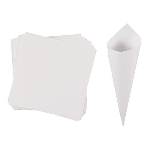 Weriirew Hochzeits Konfetti Tüten, 30 Stück, Kraftpapier Tüten, Blütenblätterhalter für kleine Hochzeitssträuße, Süßigkeiten und Pralinen, Weiß Weriirew Hochzeits Konfetti Tüten, 30 Stück, Kraftpapier Tüten, Blütenblätterhalter für kleine Hochzeitssträuße, Süßigkeiten und Pralinen, Weiß von Weriirew