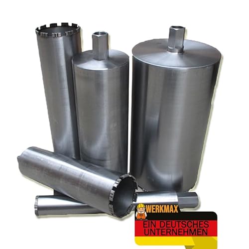 Kernbohrer 42 mm - 300 mm. PREMIUM Bohrkrone. Beton, Kalksandstein, Mauerwerk, universal Kernbohrkrone (67mm) von Werkmax