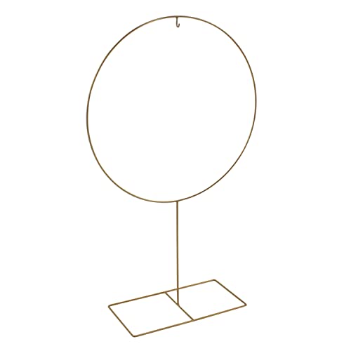 Werner Voß GmbH Dekoring Hoop auf Fuß, Gold Metall, 40x15x66 cm Werner Voß GmbH Dekoring Hoop auf Fuß, Gold Metall, 40x15x66 cm von Werner Voss GmbH