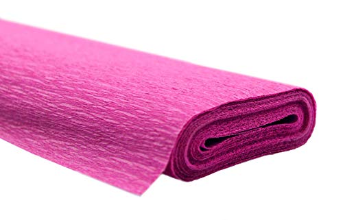 Aquarola Bastelkrepp wasserfest 50x250cm 10 Rollen cerise von Werola