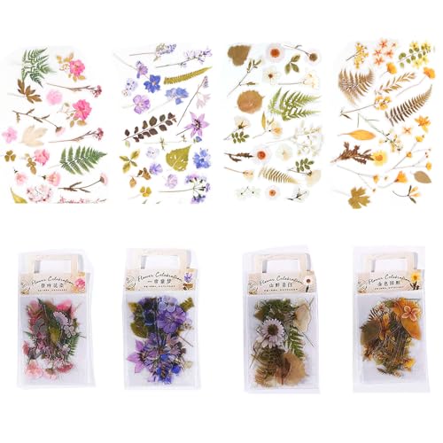 160 Stück Aufkleber Set Pflanze Blume Retro Sticker Scrapbook, für Notizbuch Fotoalbum Tagebüch Grußkarten von Werownsgso
