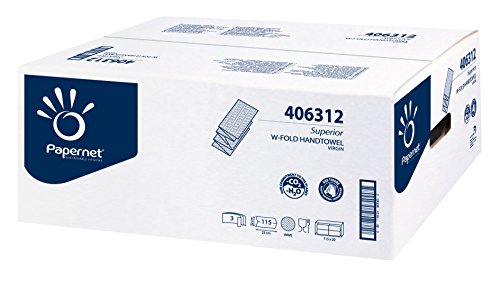 Papernet Superior W-Fold Handtuchpapier weiß 3-lg. Falthandtuch 22x32cm 20x115 Tücher Papernet Superior W-Fold Handtuchpapier weiß 3-lg. Falthandtuch 22x32cm 20x115 Tücher von Werra