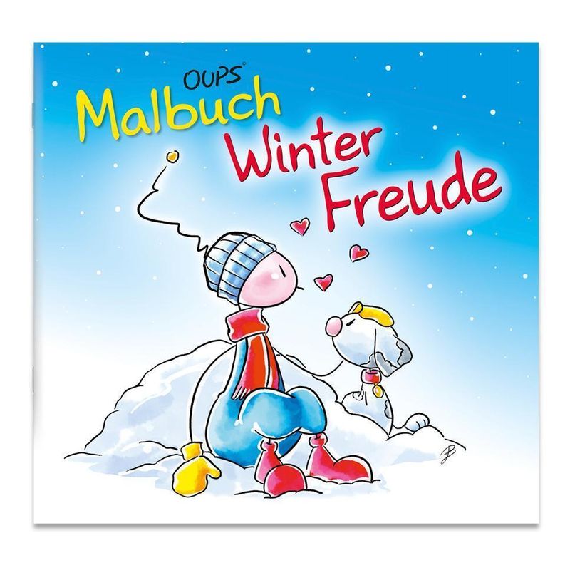 Oups Malbuch - Winterfreude - Kurt Hörtenhuber, Geheftet von WerteArt
