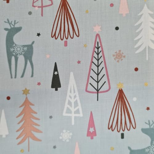 Stoff Meterware Weihnachten 0,5 m Janne hellgrau Hirsch Tannenbaum Winterwald Weihnachtsstoff Weihnachtstoff wiederverwendbares Geschenkpapier nachhaltig Stoff Meterware Weihnachten 0,5 m Janne hellgrau Hirsch Tannenbaum Winterwald Weihnachtsstoff Weihnachtstoff wiederverwendbares Geschenkpapier nachhaltig von Werthers Stoffe