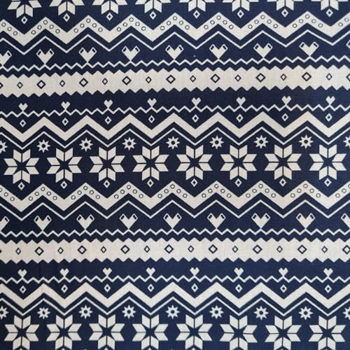 Stoff Meterware Weihnachten 0,5 m Lillehammer marine blau Norwegermuster Weihnachtsstoff Weihnachtstoff wiederverwendbares Geschenkpapier nachhaltig Stoff Meterware Weihnachten 0,5 m Lillehammer marine blau Norwegermuster Weihnachtsstoff Weihnachtstoff wiederverwendbares Geschenkpapier nachhaltig von Werthers Stoffe