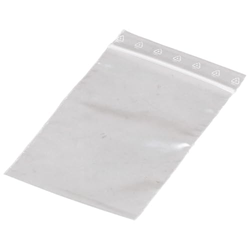 Druckverschlussbeutel, Folienbeutel, LDPE, Transparent, 50 my, 100x150 mm, 1000 Stück von Wertpack