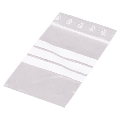 Druckverschlussbeutel, LDPE, Transparent, Beschriftungsfeld, 60 x 80 mm, 1000 Stück Druckverschlussbeutel, LDPE, Transparent, Beschriftungsfeld, 60 x 80 mm, 1000 Stück von Wertpack
