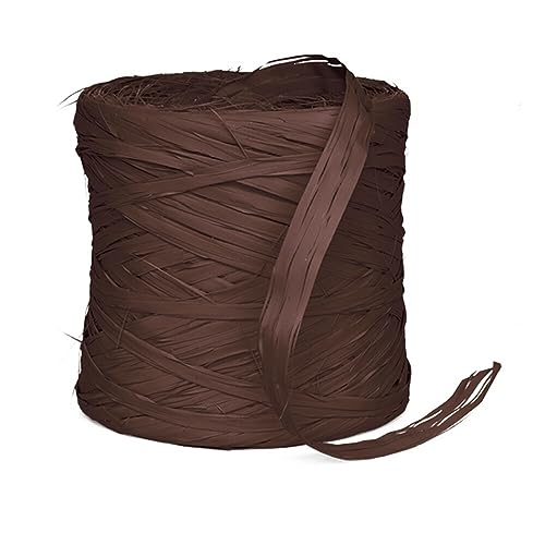 Geschenkbast-Raphia Geschenkband cacao 200 m, 1 Rolle(n) von Wertpack