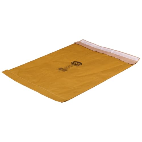 Jiffy Versandtaschen, 100% Altpapier, gepolstert, Braun, 356 x 483 mm, 50 Stück von Wertpack
