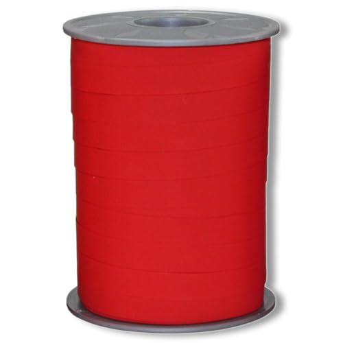 Ringelband OPAK, Geschenkband, Polyband, Rot, matt, 10 mm x 200 m, 1 Rolle(n) von Wertpack