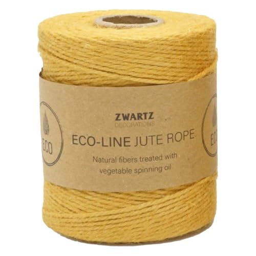 Sizo Jutekordel senfgelb 3 mm breit x 150 m lang, 1 Rolle(n) von Wertpack