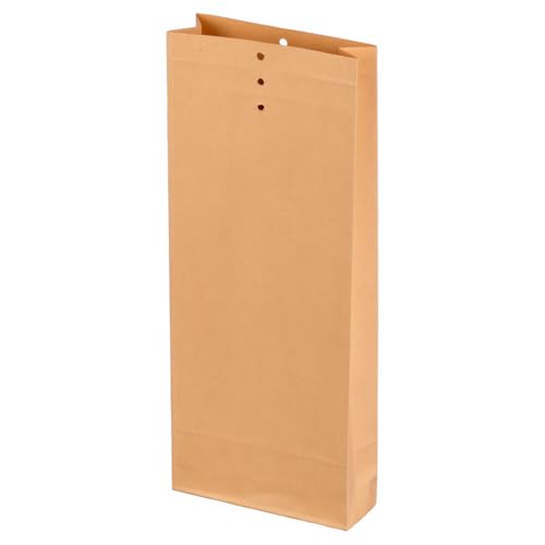Versandtaschen, Muster-Versandbeutel, Papier, Braun, 140 x 345 x 50 mm, 250 Stück von Wertpack