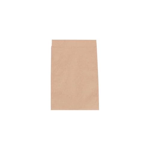 Wertpack Flachbeutel braun 50 g/qm aus Kraftpapier 95 x 132 + 16 mm, 500 Stück von Wertpack
