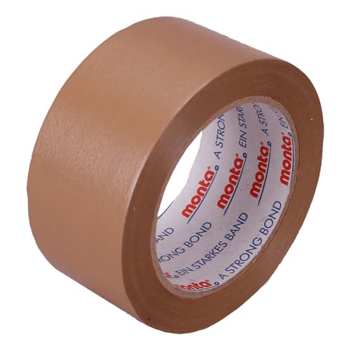 Wertpack Klebeband monta® 201 PVC braun 55 my Stärke 50 mm x 66 m, 36 Rolle(n) von Wertpack