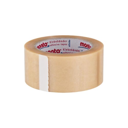 Wertpack PVC Klebeband monta® 124 Transparent 65 my 50 mm x 66 m, 36 Rolle(n) von Wertpack