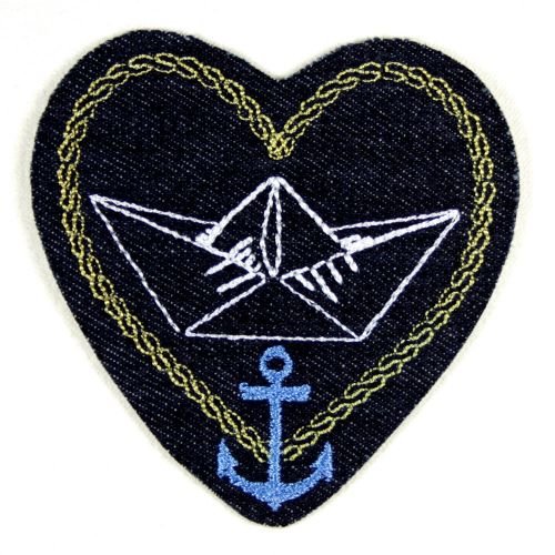 Bügelbild Herz 9 x 8,5 cm maritime Flicken zum aufbügeln Glaube Liebe Hoffnung Jeans Aufbügler Anker maritim für Erwachsene Bügelbild Herz 9 x 8,5 cm maritime Flicken zum aufbügeln Glaube Liebe Hoffnung Jeans Aufbügler Anker maritim für Erwachsene von Wertstueck Flickli