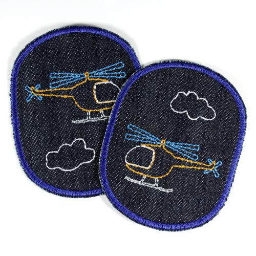 Hosenflicken Hubschrauber Knieflicken 2 Flicken zum aufbügeln 10 x 8 cm Jeansflicken Helikopter Bügelflicken Bio Jeans blau Aufbügler für Kinder als Bügelbilder und Applikationen für Kinderhosen Hosenflicken Hubschrauber Knieflicken 2 Flicken zum aufbügeln 10 x 8 cm Jeansflicken Helikopter Bügelflicken Bio Jeans blau Aufbügler für Kinder als Bügelbilder und Applikationen für Kinderhosen von Wertstueck Flickli