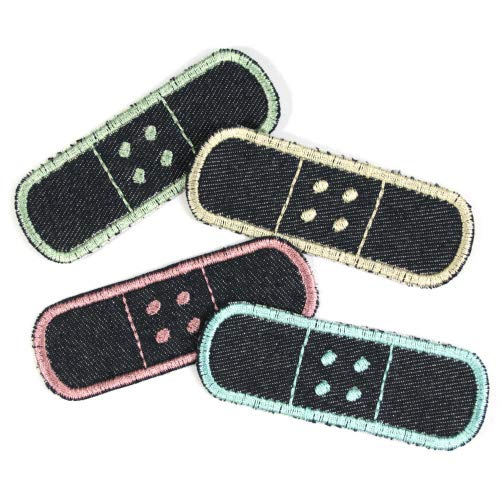 Pflaster Flicken zum aufbügeln 3 x 8,3cm Set Pastelltöne Jeansflicken zum Aufbügeln 4 Hosenflicken schlichte Bio Jeans Bügelflicken Pflaster Flicken zum aufbügeln 3 x 8,3cm Set Pastelltöne Jeansflicken zum Aufbügeln 4 Hosenflicken schlichte Bio Jeans Bügelflicken von Wertstueck Flickli