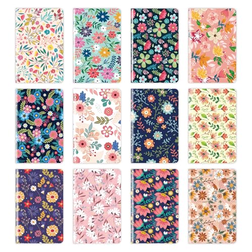 Mini-Notizbücher mit floralem Cartoon-Motiv, kleine Notizbücher im Taschenformat für tägliche Notizen, Journaling, Listen und kreatives Schreiben, bezaubernde, tragbare Tagebücher für Frauen und Mini-Notizbücher mit floralem Cartoon-Motiv, kleine Notizbücher im Taschenformat für tägliche Notizen, Journaling, Listen und kreatives Schreiben, bezaubernde, tragbare Tagebücher für Frauen und von Werwing
