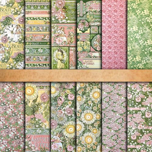 Werwing Vintage Paper Pad Collection: Multi-Pattern Backgrounds for Crafting, Journals, Cards, and Albums - Ideal for DIY Enthusiasts Werwing Vintage Paper Pad Collection: Multi-Pattern Backgrounds for Crafting, Journals, Cards, and Albums - Ideal for DIY Enthusiasts von Werwing