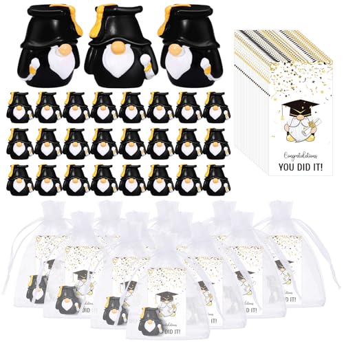 Mini-Zwerge, 2025er-Set, 2025er-Set, für Kindergarten, Abschlussfeier, Geschenk, Kunstharz, kleine Zwerge, Figuren mit Karten, Organza-Beutel für Schule, Party, Gastgeschenke für Vorschüler, Geschenke Mini-Zwerge, 2025er-Set, 2025er-Set, für Kindergarten, Abschlussfeier, Geschenk, Kunstharz, kleine Zwerge, Figuren mit Karten, Organza-Beutel für Schule, Party, Gastgeschenke für Vorschüler, Geschenke von Wesiti