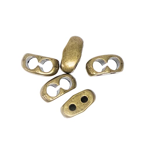 West Coast Paracord Tibetische Doppelloch-Abstandshalter für Zylinderschieber, Silber, Bronze, Kupfer, 4 mm, 1, 10, 25, 50, 100 Packungen West Coast Paracord Tibetische Doppelloch-Abstandshalter für Zylinderschieber, Silber, Bronze, Kupfer, 4 mm, 1, 10, 25, 50, 100 Packungen von West Coast Paracord