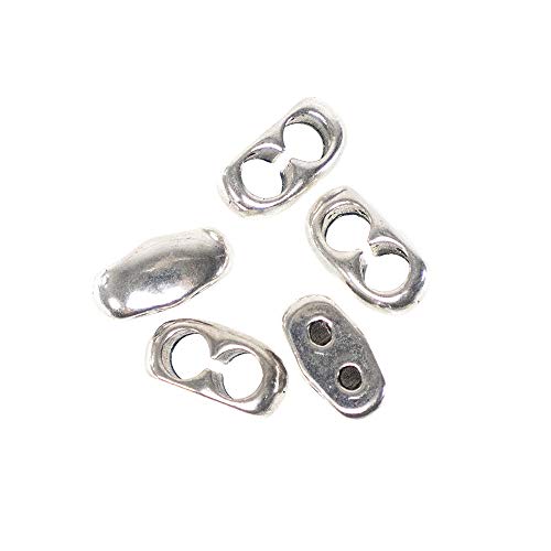 West Coast Paracord Tibetische Doppelloch-Abstandshalter für Zylinderschieber, Silber, Bronze, Kupfer, 4 mm, 1, 10, 25, 50, 100 Packungen West Coast Paracord Tibetische Doppelloch-Abstandshalter für Zylinderschieber, Silber, Bronze, Kupfer, 4 mm, 1, 10, 25, 50, 100 Packungen von West Coast Paracord